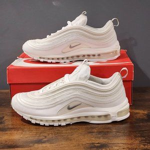 Nike Air Max 97 Triple White Mens Size 9.5 Sneakers